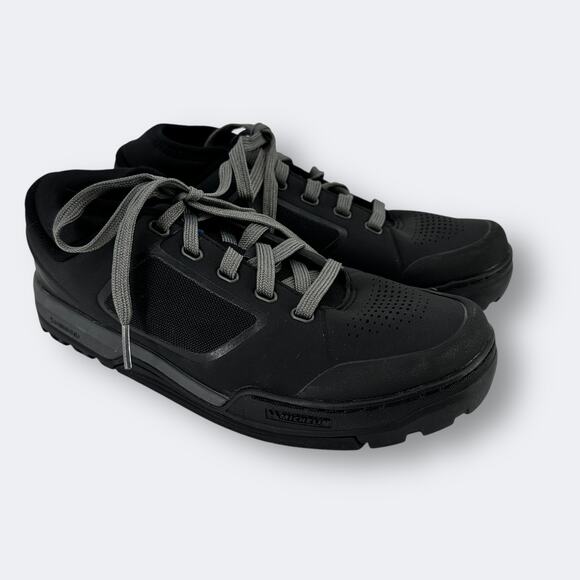 Shimano GR7 Flat Pedal Sneaker Shoes Womens Size 37 5 5.5 Black Gray Lace Up - Picture 1 of 8